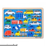 Melissa & Doug Beep Beep Cars and Trucks Wooden Jigsaw Puzzle With Storage Tray 24 pcs  B0028K2AX0